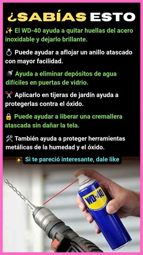 🛠️ 6 Usos Sorprendentes del WD-40 que Quizás No Conocías 🤯