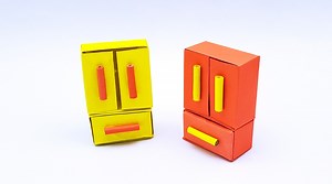 3K views · 72 reactions | DIY | Origami House Furniture | Miniature Paper Furniture's | Paper Wardrobe Or Closet Easy Making #PaperCloset #PaperWardrobe #OrigamiHouseFurniture | Entertaining Arts | Facebook