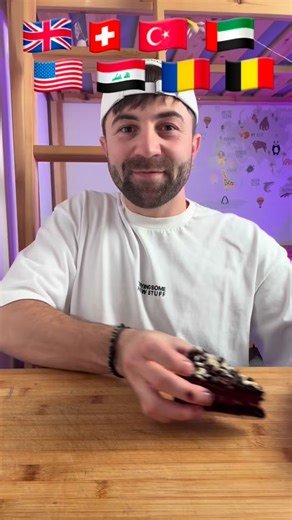 bro_snakc on Instagram: "Chocolate cake 🍰 with toppings from around the world. #mukbang #cake #asmr #mukbangs #challenge"