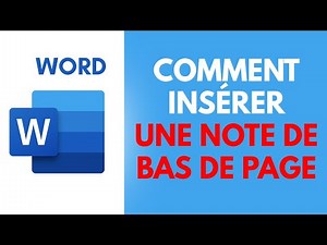 Comment INSÉRER une NOTE DE BAS DE PAGE [Formation Word Gratuite]
