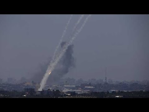 Hamas video shows rocket strikes on Israel nuclear facility