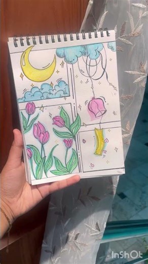 Pinterest inspired drawing🌷✨🫶🎀# craft tastic creator # wow #myart #myartwork #handmade ✨🫶🌷