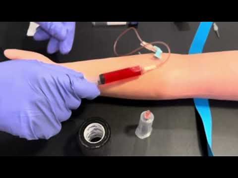 HOW TO PERFORM A VENIPUNCTURE USING A SYRINGE | PHLEBOTOMY 2024