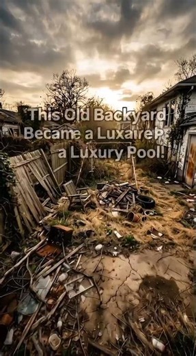 This Old Backyard Gets a LUXURY POOL Makeover