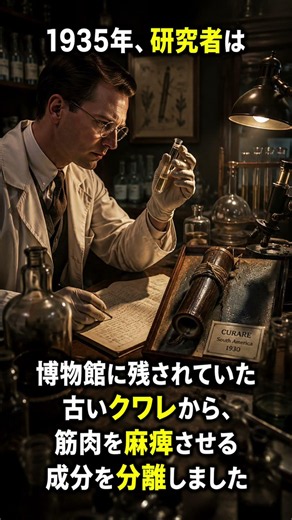 眠れなくなる薬学ミステリー【手術で使う薬の祖先は、南米の矢毒だった】 #薬学ミステリー #薬の雑学 #都市伝説 #筋弛緩薬