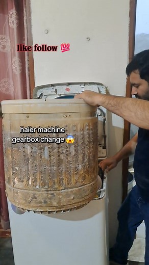 Repairing a Haier Automatic Washing Machine: Gearbox Change