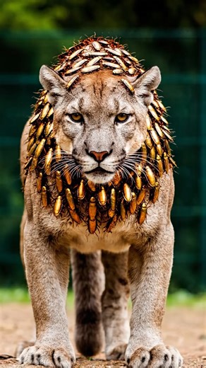 An animal completely infested with parasites — Rescuers disinfect the skin and apply soothing medicine.#shorts #animalrescue #animals #reelsa | HK มอเตอร์ไกด์