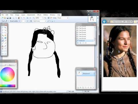 How to Draw Sacagawea
