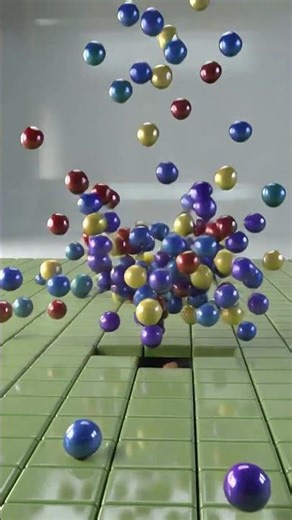 satisfying wheels fall into grid watch perfect alignment #roblox #gaming #shorts