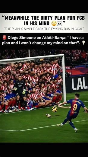 🤣 He will use his most haram tactics #FCBARCELONA #simeone #atleti #viral #trendingnow #lamineyamal