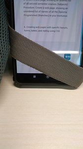 Create a web page, showing an ordered list of all second semest... | Filo