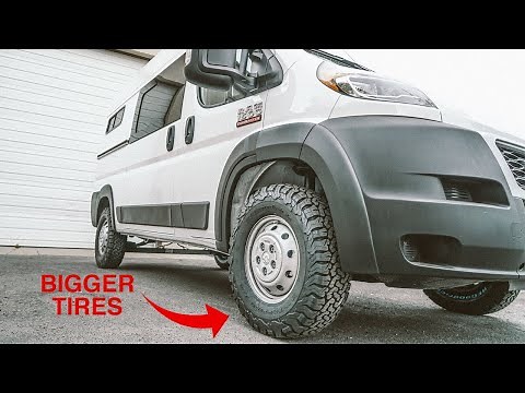 Ram Promaster 1.5in Front Lift Kit BFG K02 All Terrain Tires