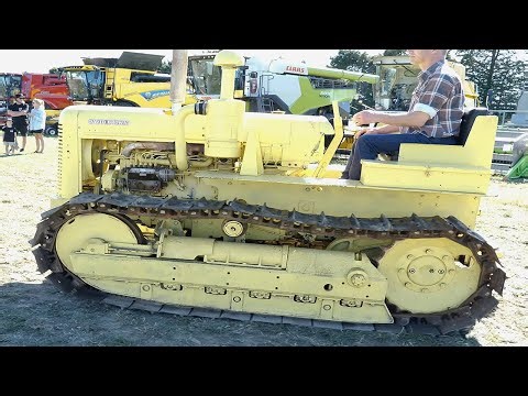 Vintage 1953-58 David Brown 50 ITD Crawler Tractor Running
