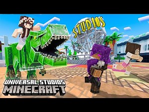 ShadowMech Spent the Day at Universal Studios in Minecraft... Here's What Happened