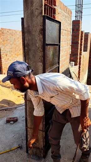 column's shuttring locking technique | construction work post ` shuttring work tricks and tips