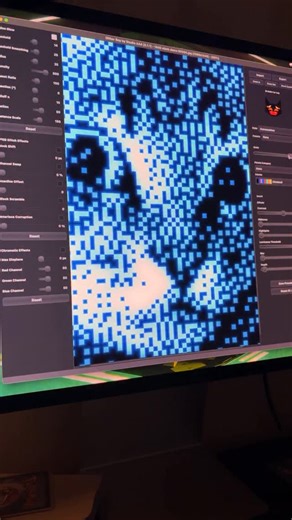 Huge software update currently in the works for Dither Boy 🐱✨ highlight reel of some clips from 2025 before I maybe can’t use these anymore because of how big the next update is #glitchart #designinspiration #graphicdesign | Studio AAA