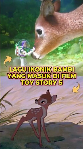 THE RARELY KNOWN BAMBI SONG SECRET IN TOY STORY #pixar #easteregg