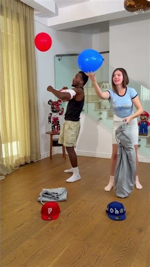 Who’s Faster at Getting Dressed? 👕🔥 #viral