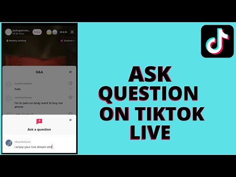 How to ask question on tiktok live