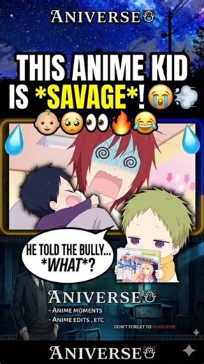 This Is How Good I Am With Kids 😭 #schoolbabysitters #anime #shorts