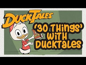 30 THINGS WITH DUCKTALES CHARACTERS | Disney Channel | Animation