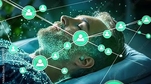 Exploring future cosmetology with advanced digital technology and innovation Stock Video