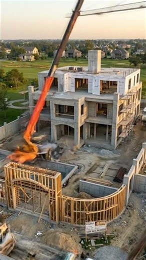 The Final Stages of a High-End House Construction