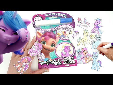 Coloring Imagine Ink My Little Pony A New Generation Activity Book with Magic Stickers