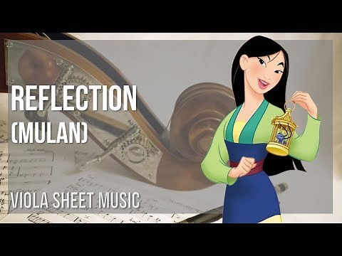 Viola Sheet Music: How to play Reflection (Mulan) by Christina Aguilera