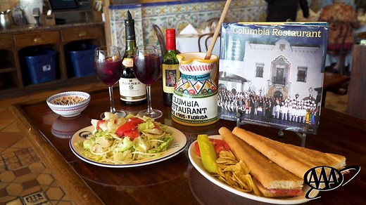 6.9K views · 296 reactions | The Identity Tampa Bay's Reporter Ashley Yore takes you inside Florida's oldest restaurant and one of Tampa Bay's most iconic, Columbia Restaurant in Ybor City, and speaks with fifth generation owner Andrea Gonzmart Williams. Founded in 1905 as a 60-seat corner cafe, the Columbia is now celebrating it's 115th anniversary year with a series of monthly wine and spirits events in Ybor City. | Columbia Restaurant | Facebook