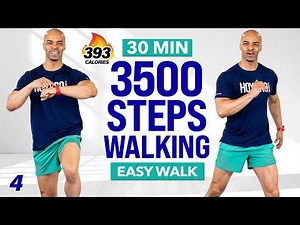 30 MIN Easy Walking Workout for Weight Loss (3500 Steps) - WALK Day 4