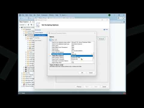 How to perform backup of a table ?