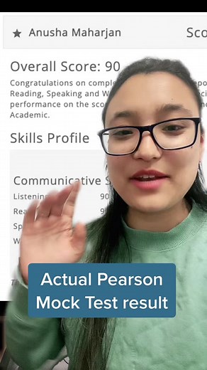 I got 90/90 in official pte mock test. Video will be uploaded on Youtube channel: Milestone Study. #pte #naati #australia #nepal