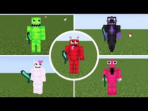 Minecraft x Garten of Banban – All 15 Official Mob Skins Showcase
