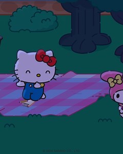 311K views · 7.9K reactions | The supermoon is here and Hello Kitty, Kuromi, and My Melody are ready to watch it in the park!  Watch on the #HelloKittyandFriends YouTube channel! Watch now: https://bit.ly/3V2b5na | Hello Kitty | Facebook