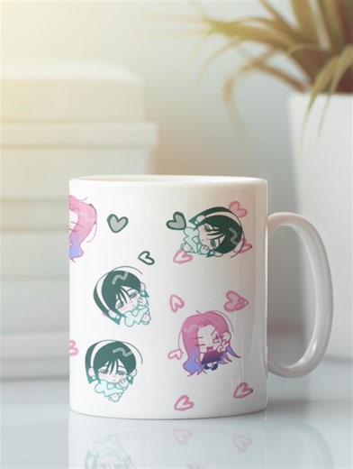 Alien Stage Mug Mizi and Sua | White Mug | Anime | Fan-made | Gift | Cute | Yuri | GL - Etsy UK