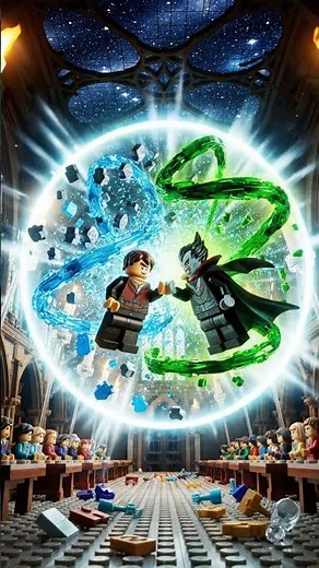 Harry Potter at Hogwarts — LEGO Stop Motion Spell