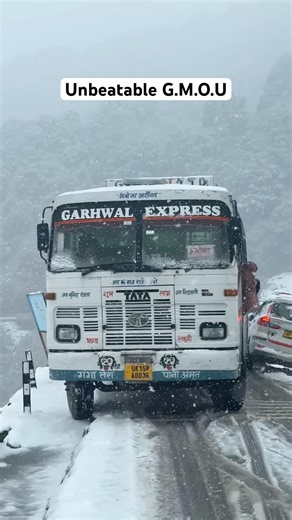 Snow-dusted adventure on the Chopta-Tungnath road! #chopta