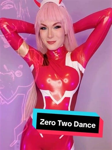 Had to do the iconic Zero Two dance! Happy Wednesday, everyone🩷 . . #zerotwo #zerotwocosplay #animedance #darlinginthefranx #pvc