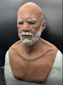 Silicone Mask Realistic African American Old Man Mask the Wiseman Realflesh Masks - Etsy
