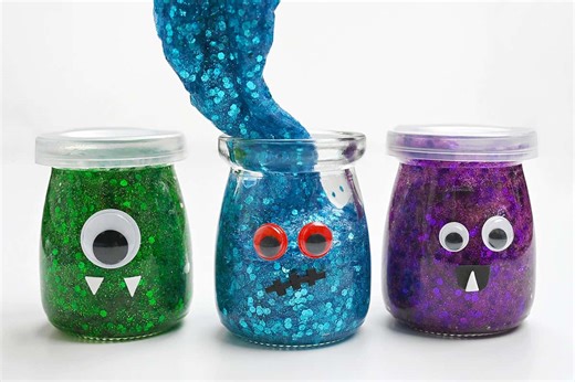 How to Make Monster Slime - Easy Slime Craft for Kids