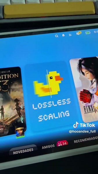 Lossless Scaling en SteamOS ya es una realidad! Ahora ya podemos usar la aplicación del patito para generar frames en juegos de Steam, de fuera de la tienda e incluso emuladores! Ya tenéis en mi canal el tutorial disponible para que lo instaléis en vuestra Steam Deck, ROG Ally o Legion Go sin problemas ❤️ #steamos #steamdeck #rogally #legiongo #losslessscaling #framegeneration #handheldpc #pcgaming