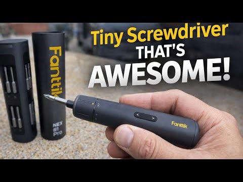Electric Screwdriver Set by Fanttik - Great for RVs Boats and home use. Not this tiny