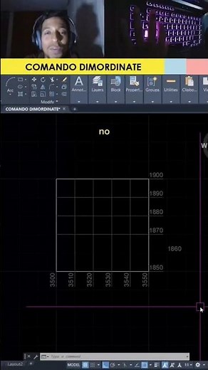 COMANDO DIMORDINATE - AutoCad
