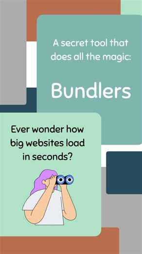 Bundlers - Webpack, Vite, Parcel, Rollup. #react #reactjs #js #ts #frontend #frontenddevelopment #v8