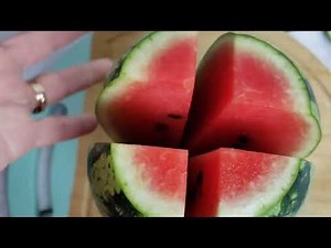 How to Cut Watermelon Triangles