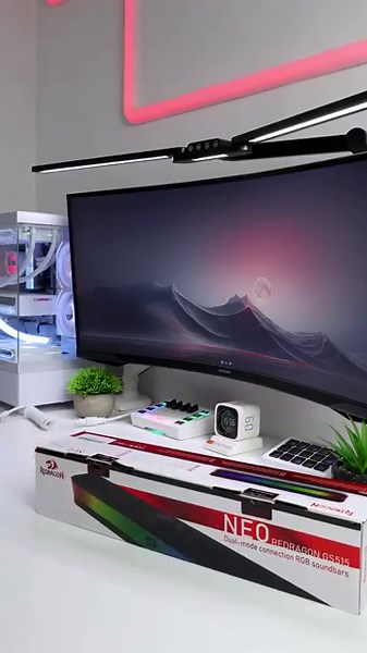 Unboxing — Redragon NEO GS515 RGB Desktop Soundbar #unboxing #viral #asmr #gaming #tech