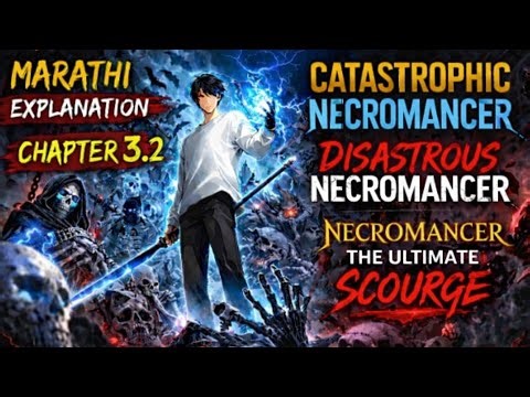 Catastrophic Necromancer Chapter3.2| Lin Moyu Monster Battle!#CatastrophicNecromancer#marathiexplain