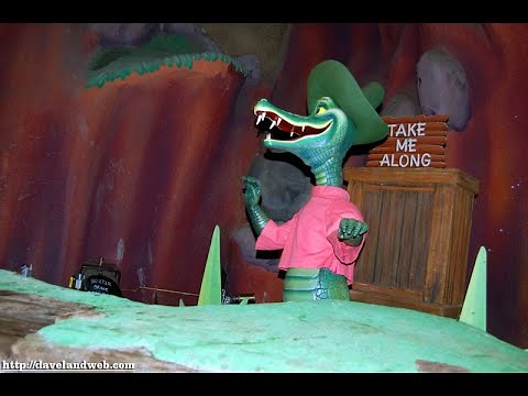 Splash Mountain Disneyland - Original 1989 Hitchhiking Alligator Audio