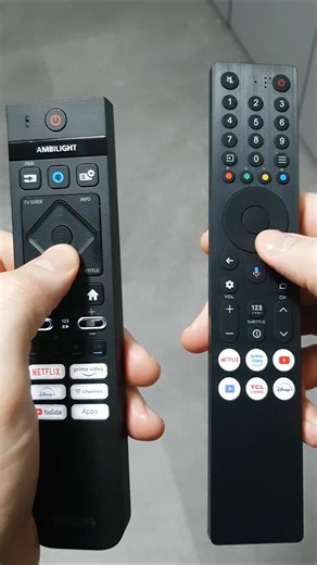 Philips 8 vs TCL 7 Series 2026 Remote Build Quality #ASMR